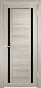 Товар Межкомнатная дверь Легенда Z-3 тон Белая лиственница Остекление Лакобель черное