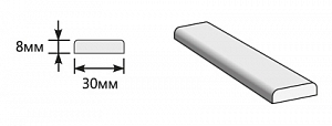 Товар Притворная планка 2000x30x8 BRK2618